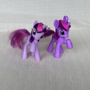 Hasbro My Little Pony Lot of 2 Happy Meal Toys Twilight Sparkle 2011/2012 Gen 4